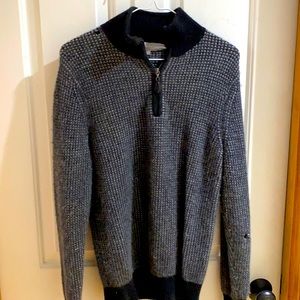 Neiman Marcus Quarter Zip Pullover Sweater